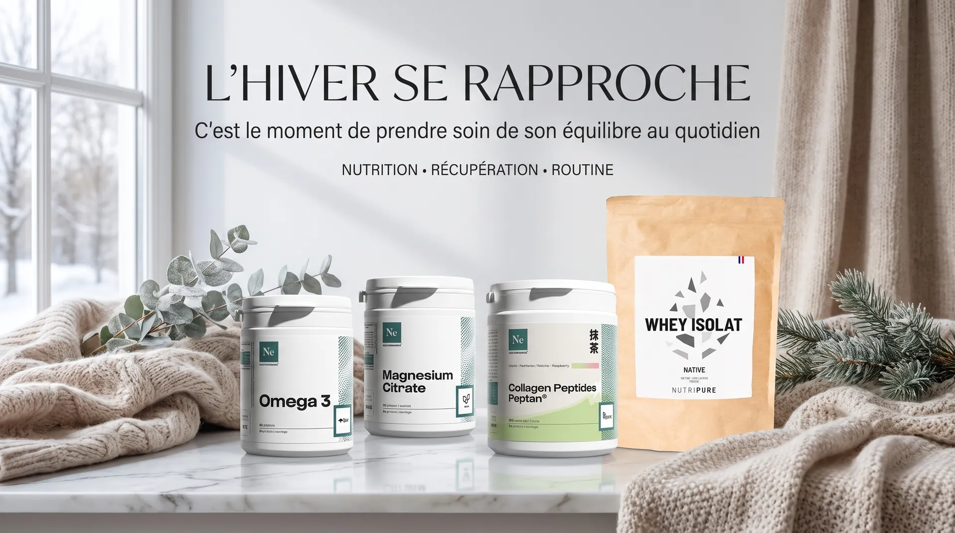 Sélection de compléments pour une routine hivernale